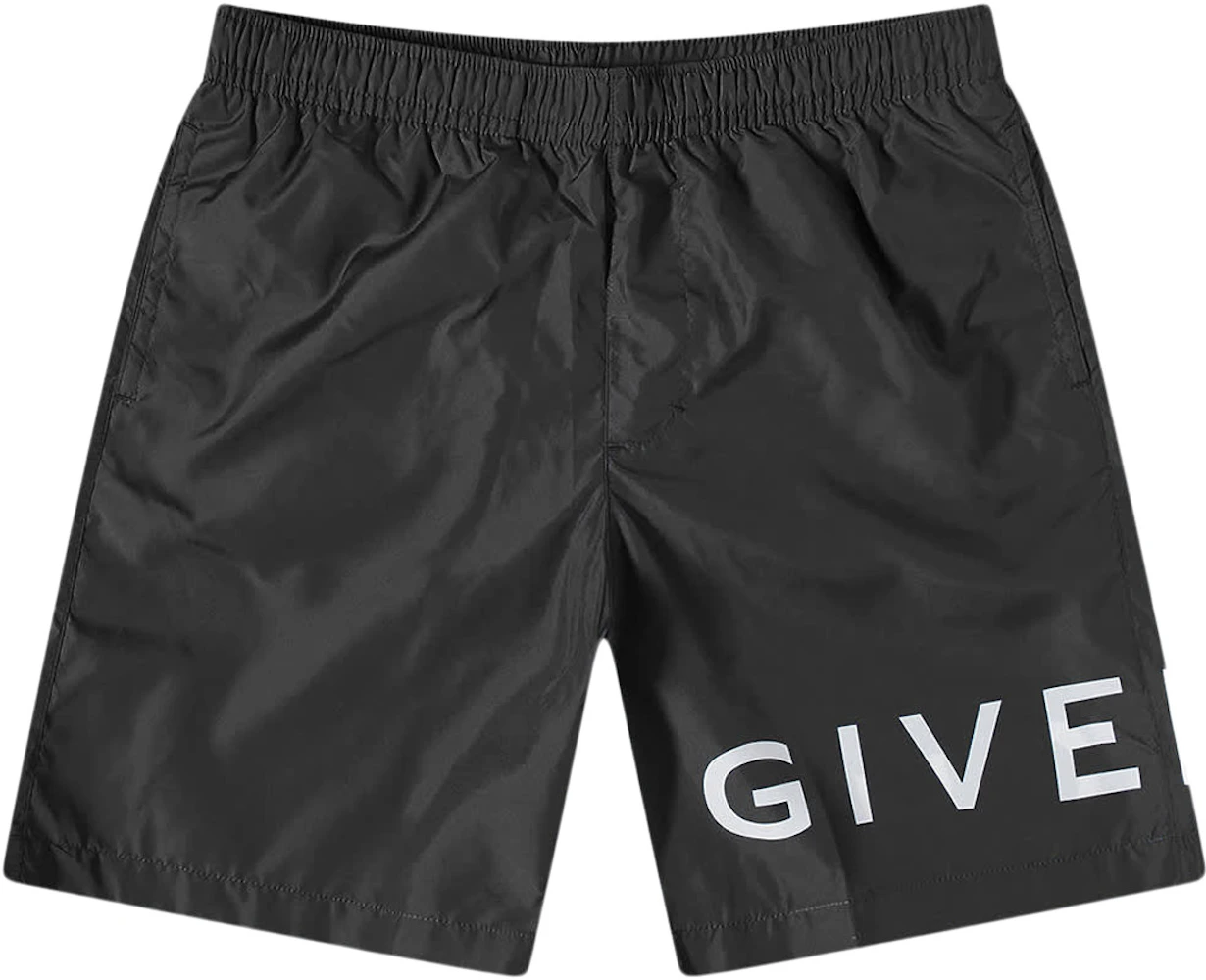 Givenchy Logo Swim Swim Shorts Black/White Men's - SS23 - US