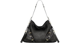 Givenchy Medium Voyou Bag In Leather Black