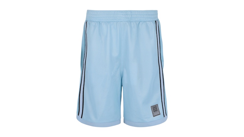 Givenchy Mesh Basketball Shorts Light Blue
