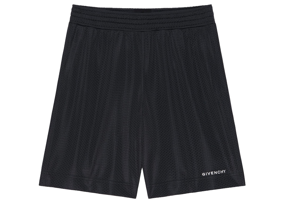 Pre-owned Givenchy Mesh Bermuda Shorts Black