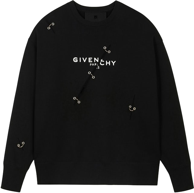 Givenchy Metal Details Sweatshirt Black FW21 Men's