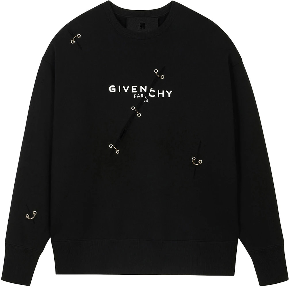 Givenchy Metal Details Oversized Sweatshirt Black Men's - FW21 - US