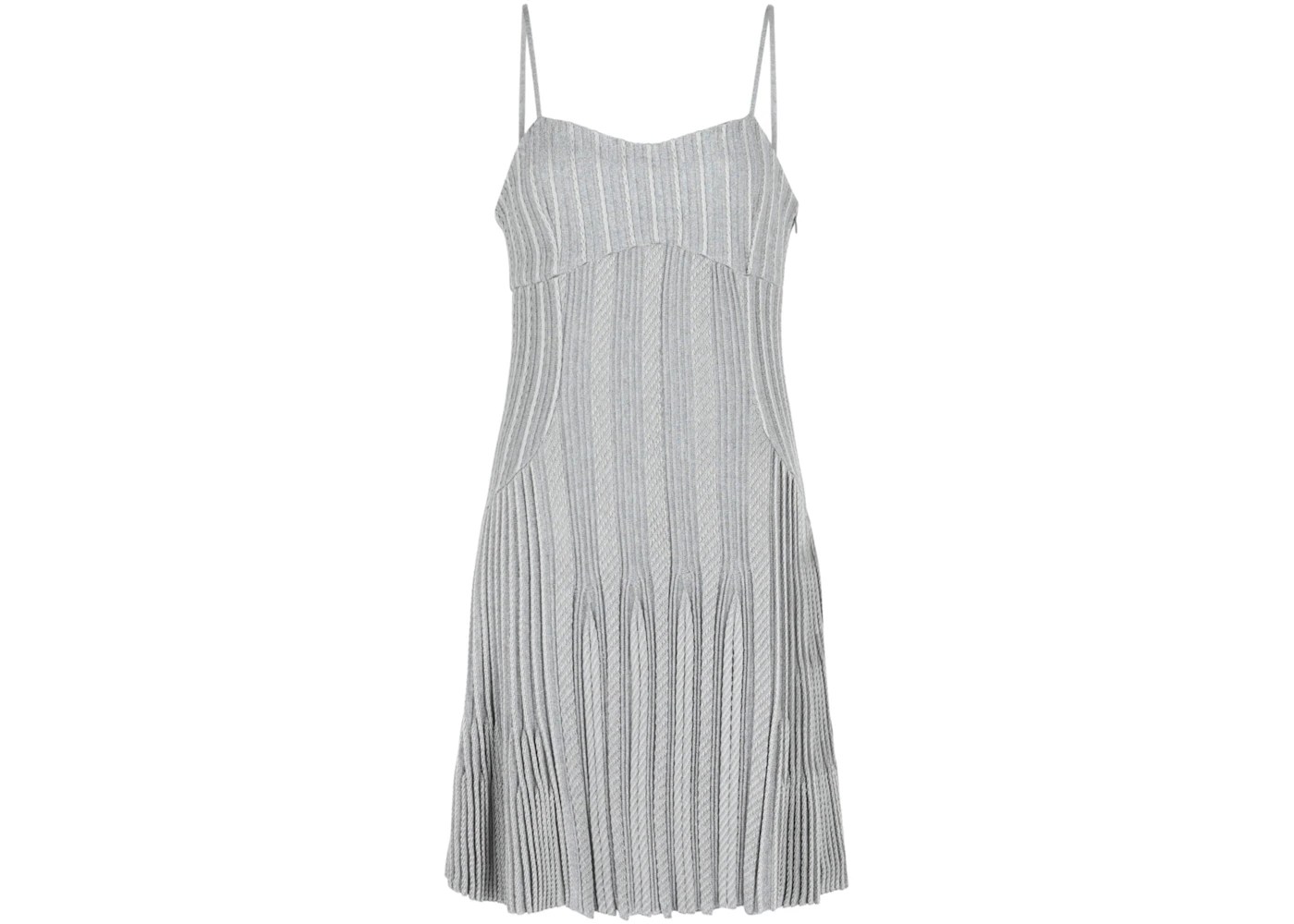 Givenchy Metallic Fit and Flare Dress Silver - US Givenchy Metallic Fit and Flare Dress Silver - US