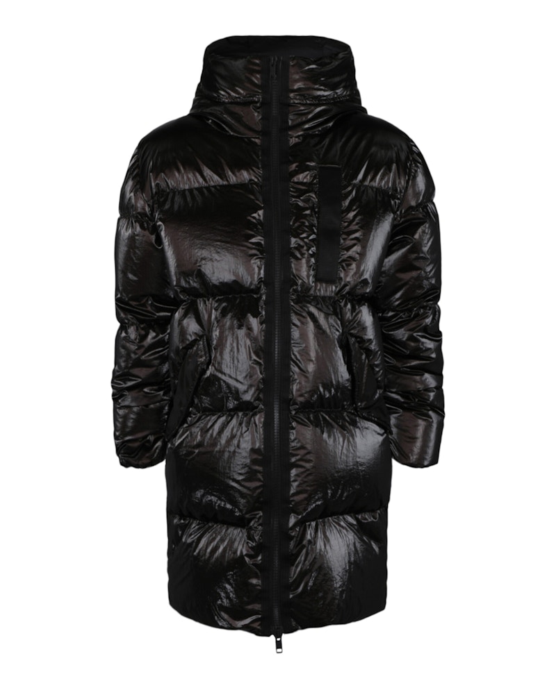 Givenchy Metallic Long Jacket Black