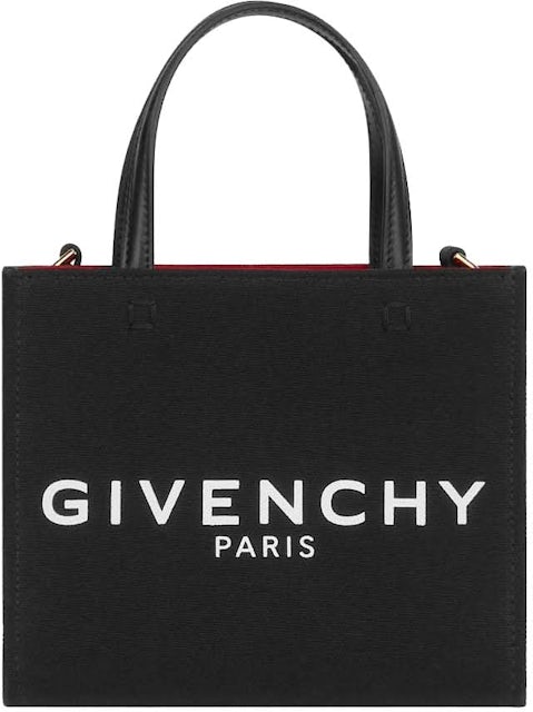 G Tote Mini Canvas Shopper in Beige - Givenchy