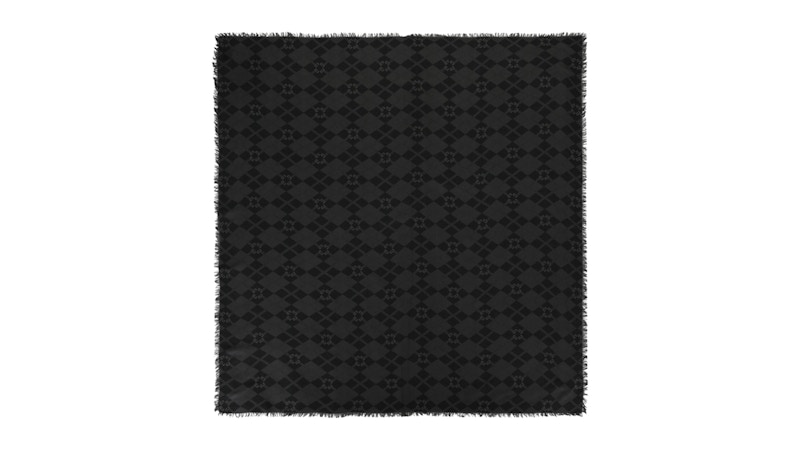 Givenchy Monogram 72 Scarf Charcoal