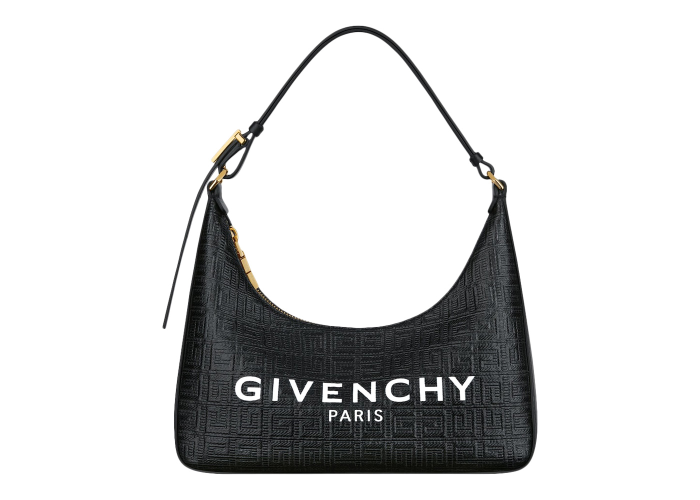 Womens Givenchy black Medium Leather Moon Cut-Out Shoulder Bag ...