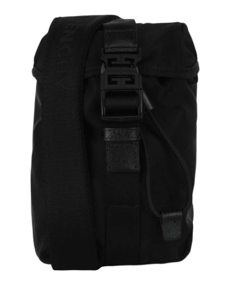 Pre-owned Givenchy Men's  Nylon Crossbody In Black