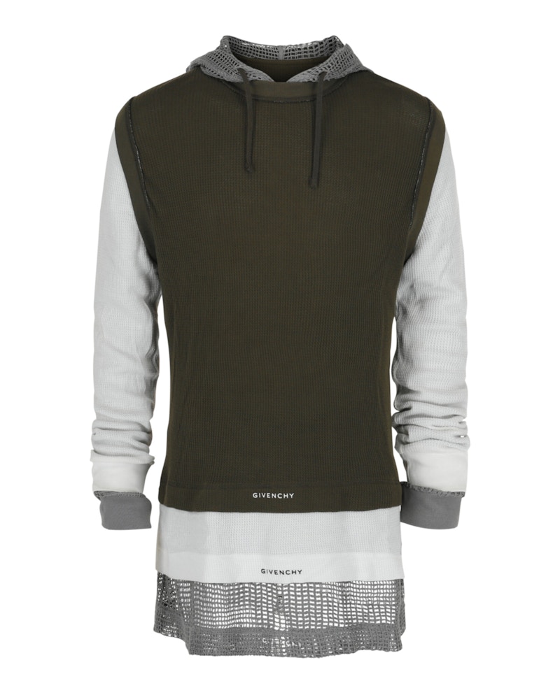 Givenchy Overlapped Hooded T-shirt Multi