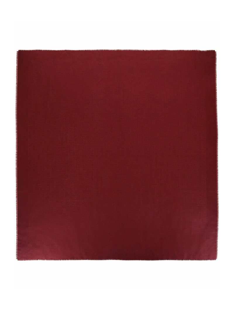 Givenchy Oversized 4g Logo Scarf Oxblood Red