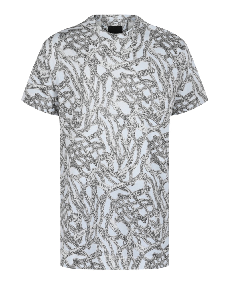 Men's Givenchy Oversized Printed Cotton T-Shirt in Black