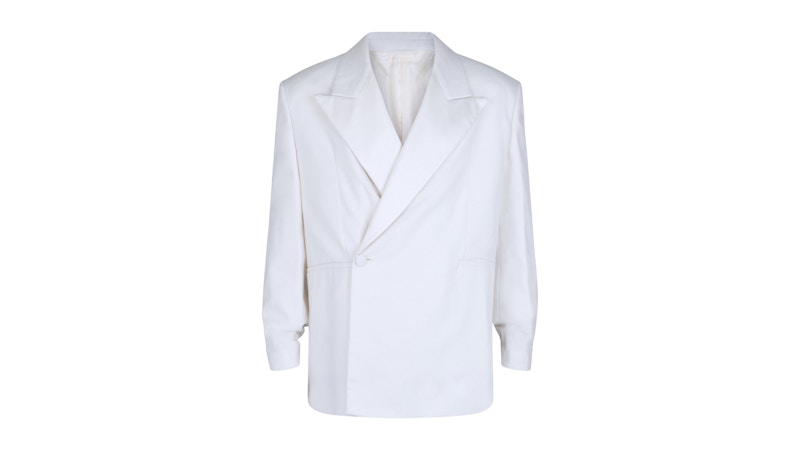 Men's Givenchy Oversized SingleBreast Blazer in White