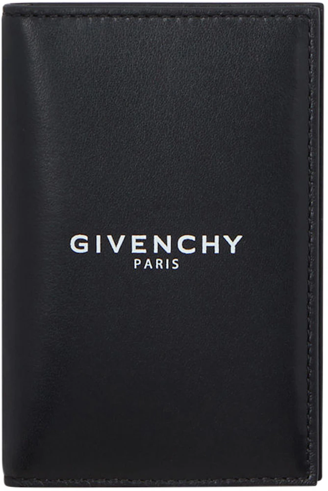 Givenchy Paris Card Holder Black in Leather - US