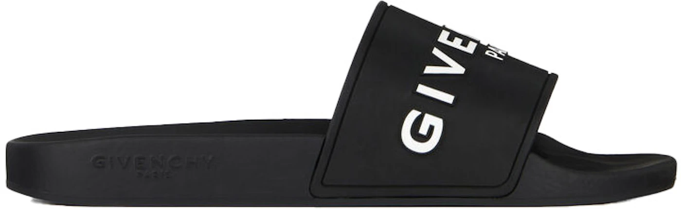 Givenchy Paris Flat Sandals Black White Men's - BH300HH0EP-001 - US