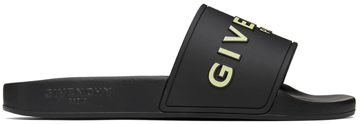 Givenchy Paris Flat Sandals Black Yellow Men's - BH300HH0EP-003 - US