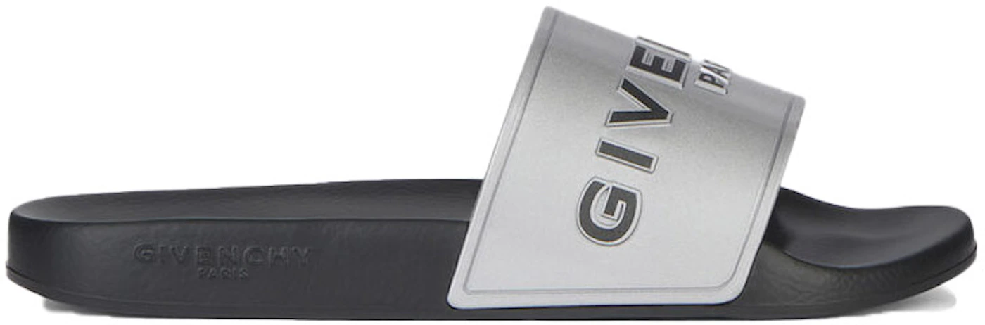 Givenchy Paris Flat Sandals Metallized - BH300HH0SD-040 - US