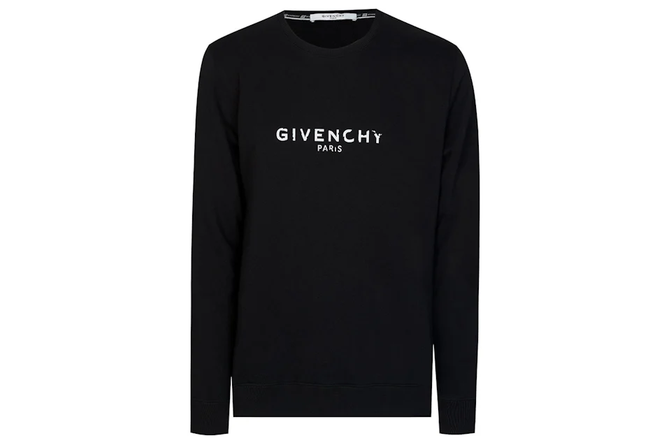 Givenchy Paris Logo Crewneck Black Men's - US
