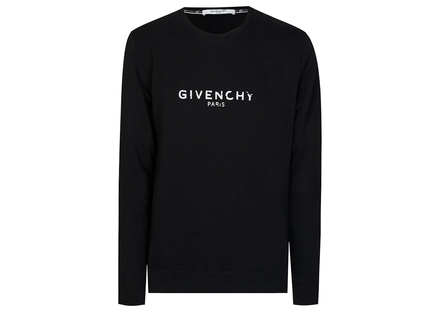 Givenchy Paris Logo Crewneck Black Men's - US