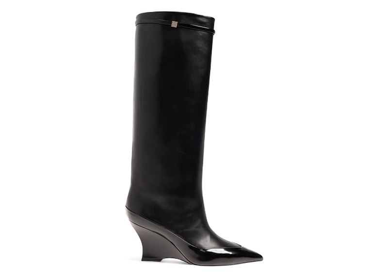 Pre-owned Givenchy Raven Pointedtoe Boots (women's) Sneakers In Black