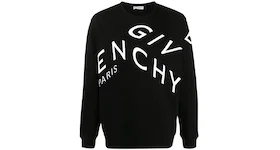 Givenchy Refracted Embroidered Logo Crewneck Black/White