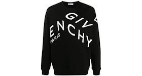 Givenchy Refracted Embroidered Logo Crewneck Black/White