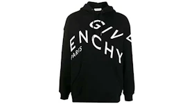 Givenchy Refracted Embroidered Logo Hoodie Black/White