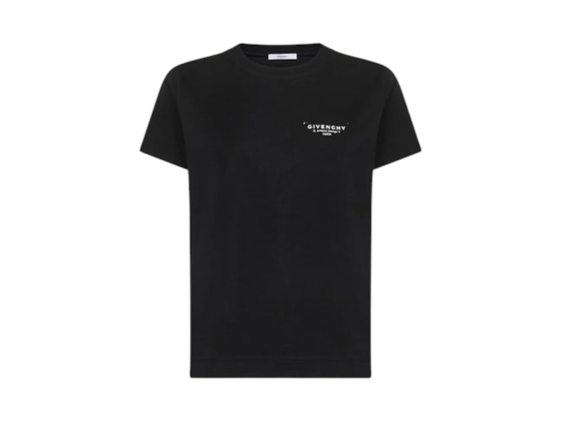 Pre-owned Givenchy Women's Regular T-shirt In Black