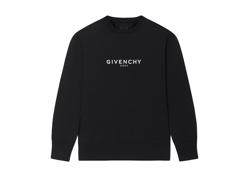 Givenchy Reverse Slim Fit Fleece Sweatshirt Black Men s SS23 US