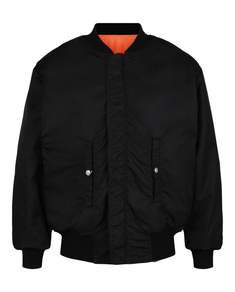 Givenchy Reversible Bomber Jacket Black Orange