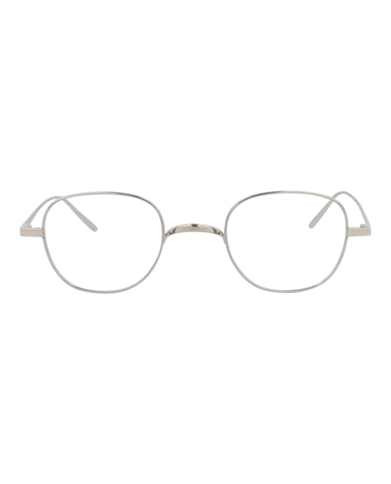 Pre-owned Givenchy Women's Roundframe Titanium Optical Frames In Palladium Palladium Transparent (gv50017u/45/