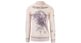 Givenchy Second Skin Effect Printed Mesh L/S T-shirt Beige