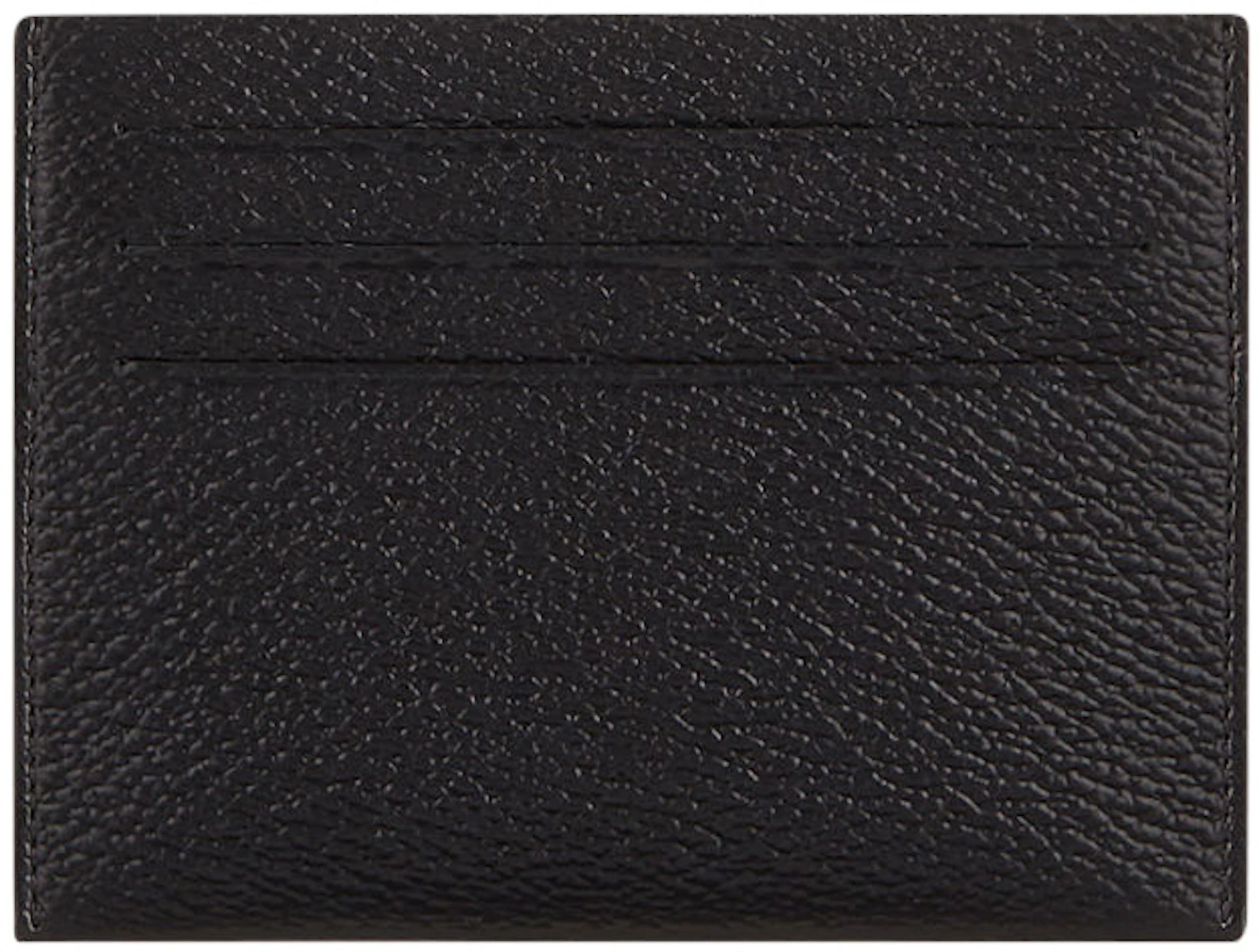 Givenchy Shark Bifold Card Holder Black in Coated Canvas - US