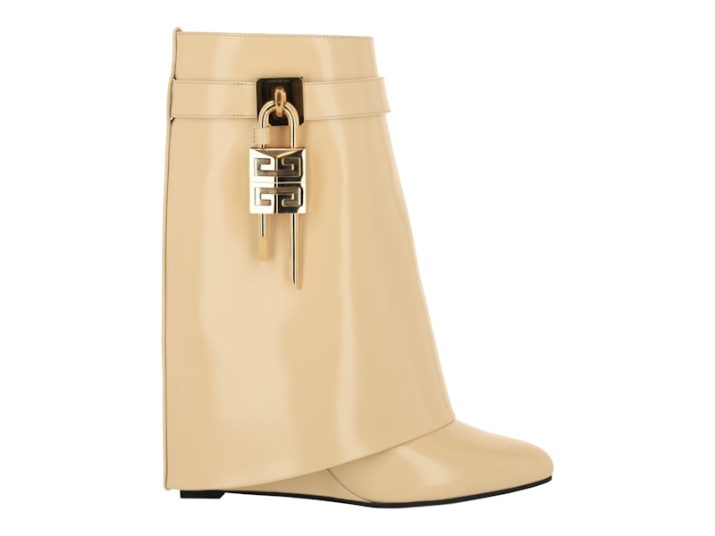Givenchy Shark Lock Ankle Boots Blond (Women's)