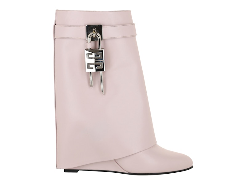 Givenchy Shark Lock Ankle Boots Light Pink (Women's) - BE603K-E0YP