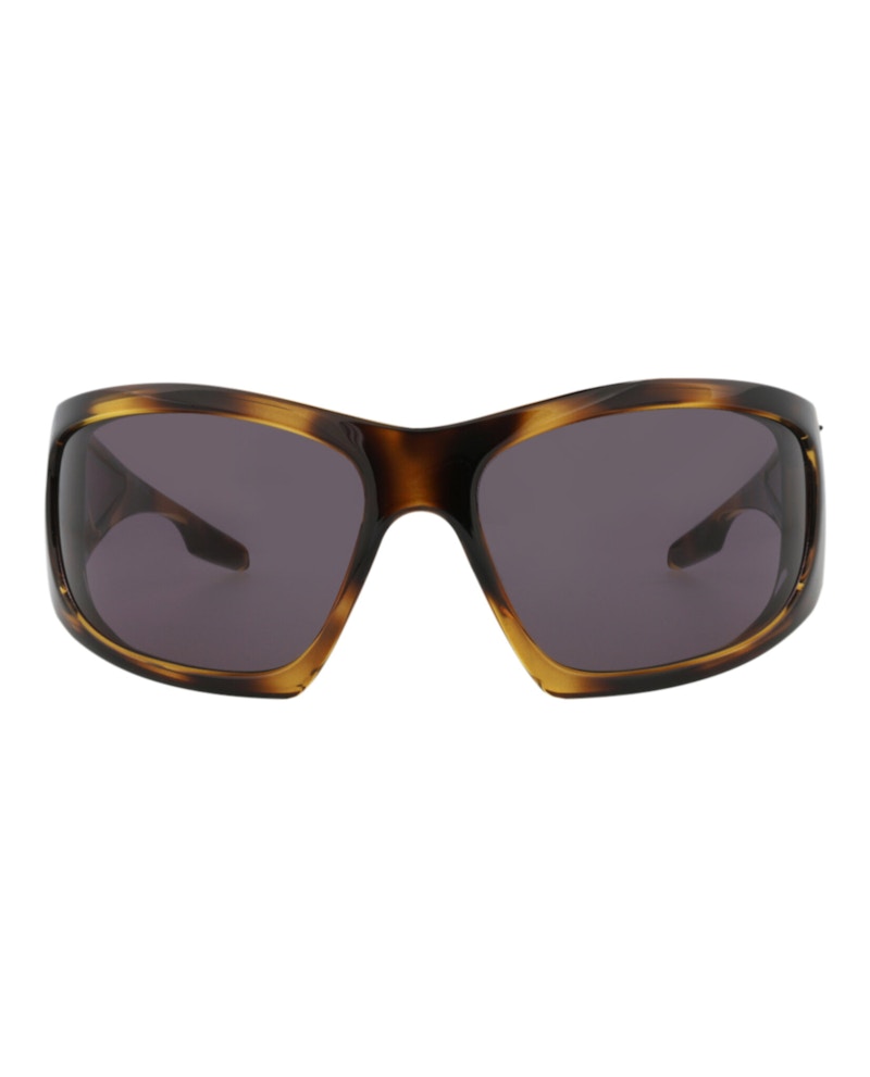 Pre-owned Givenchy Women's Shieldframe Injection Sunglasses In Havana Havana Smoke (gv40051i/67/56a)