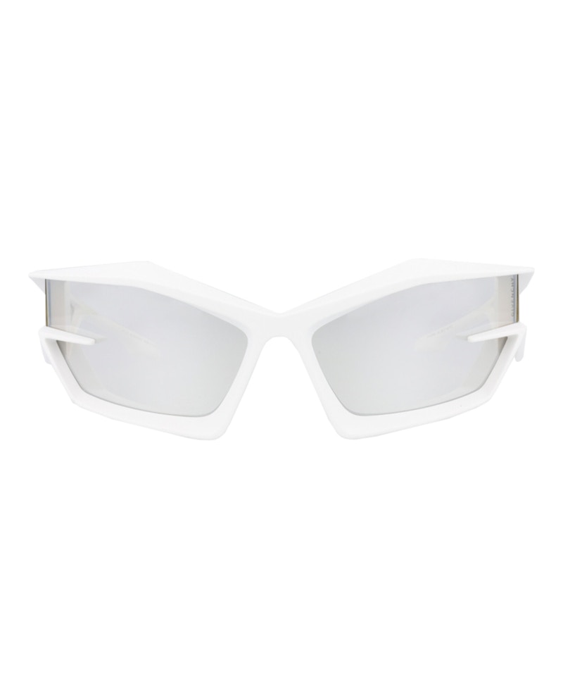Givenchy Shield-Frame Injection Sunglasses White White Givenchy Shield-Frame Injection Sunglasses White White
