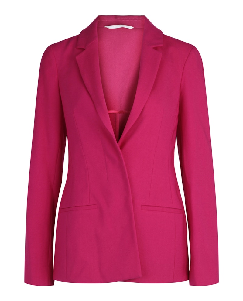 Givenchy Einreihiger Blazer aus Wollmischung Fuchsia