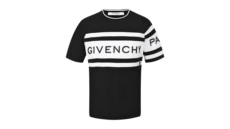 Pre-owned Givenchy Men's Slim Fit Band T-shirt In Black