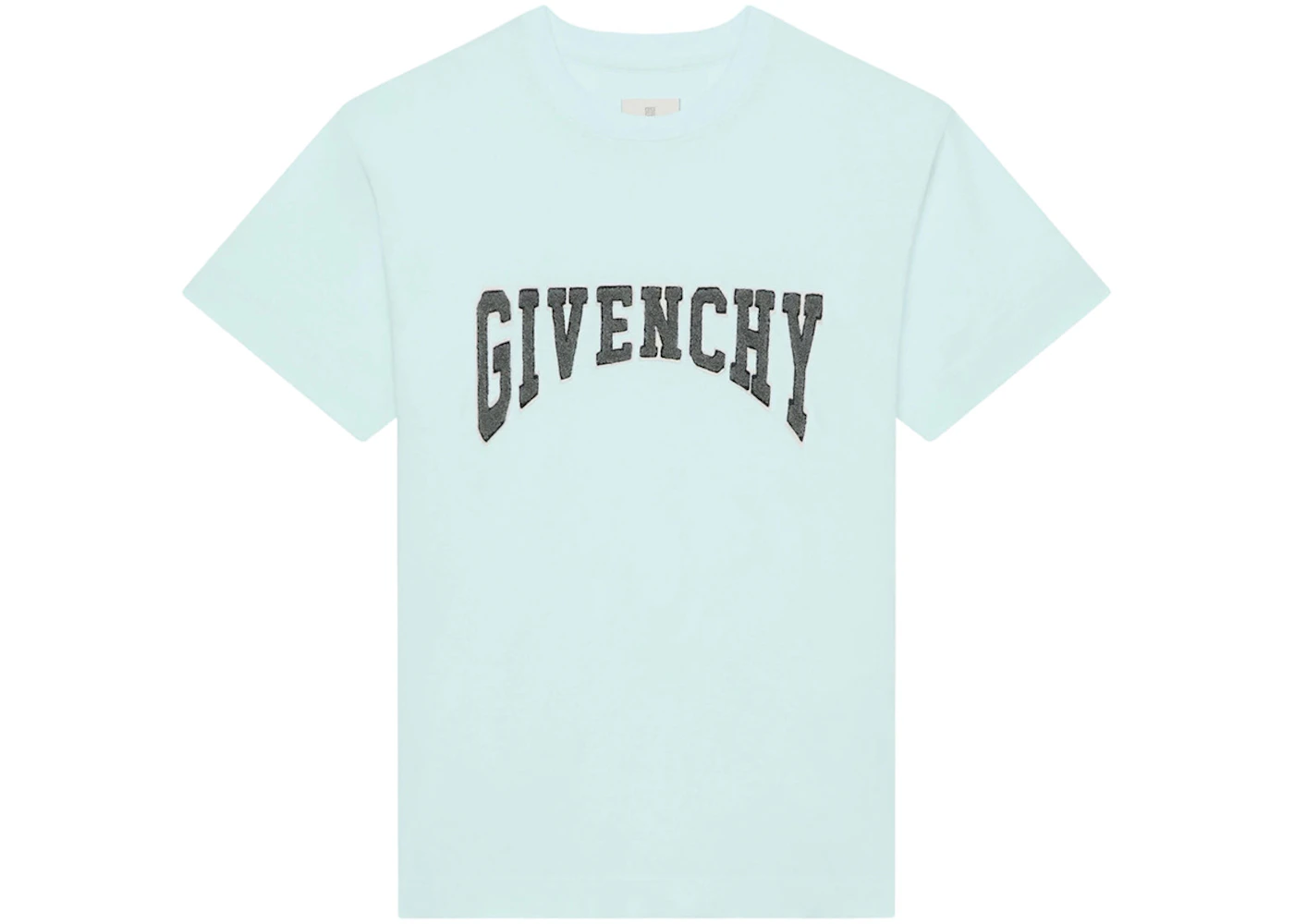 Givenchy Slim Fit Jersey With Patch T-Shirt Acqua Marine Men's - US