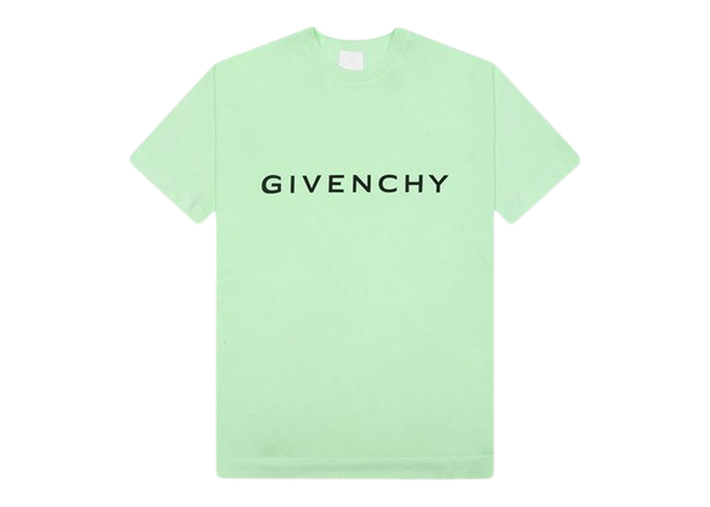 Givenchy Slim Fit Logo T-shirt Green