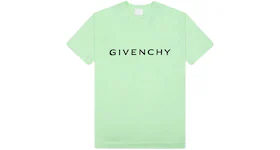 Givenchy Slim Fit Logo T-shirt Green