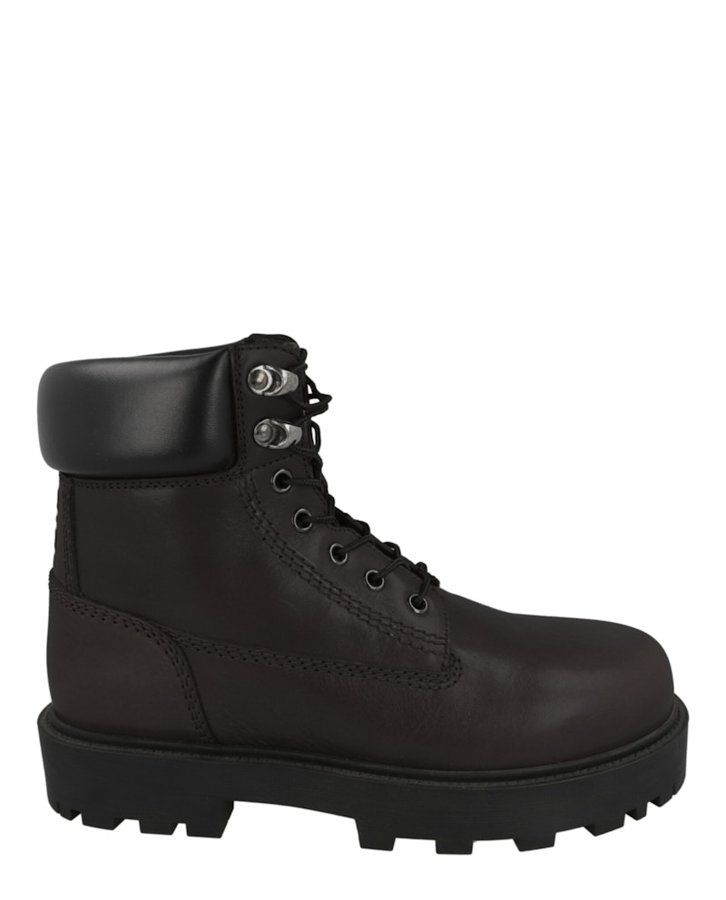 Pre-owned Givenchy Men's  Storm Laceup Boots Sneakers In Black