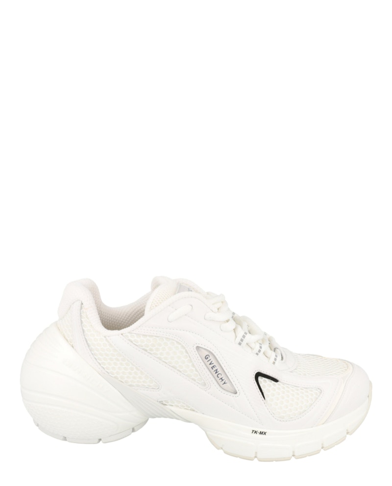 Pre-owned Givenchy Men's  Tkmx Runners Sneakers In Ivory In White