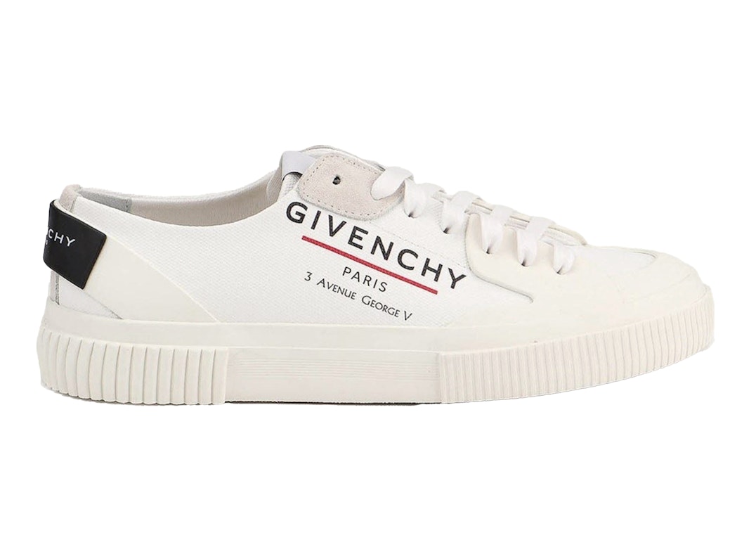 Pre-owned Givenchy Tennis Light White In White/black/red