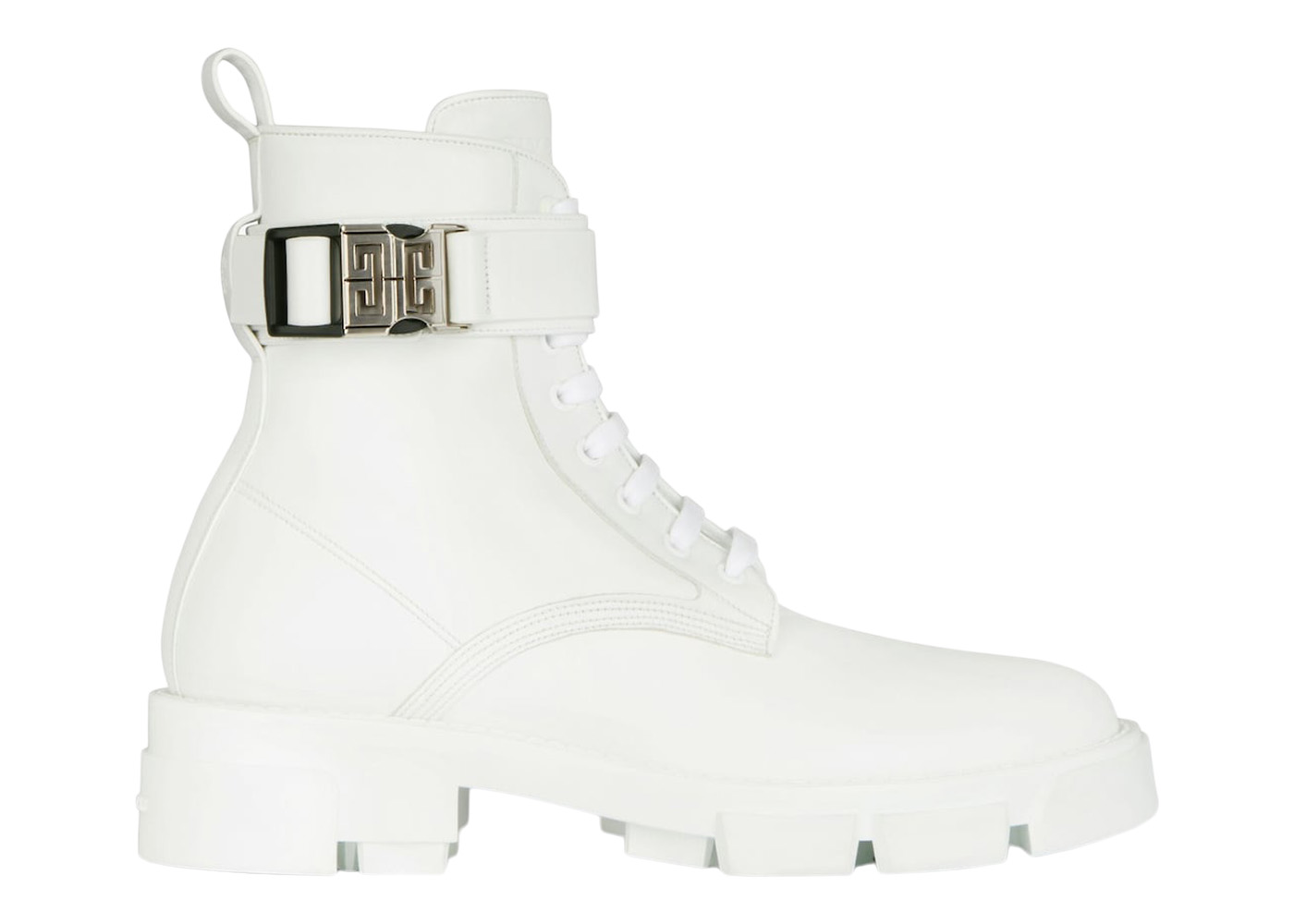 Givenchy Terra Boots White Leather
