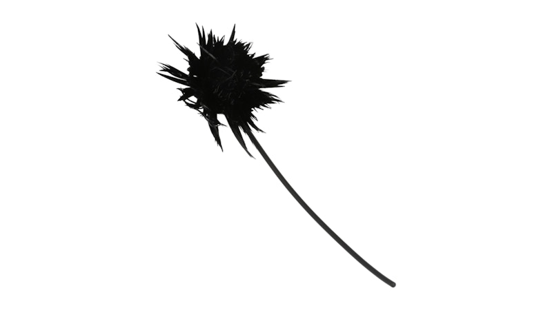Givenchy Thistle Single Earring Black