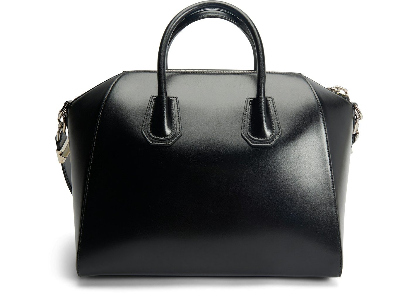 Givenchy Antigona Tote Shiny Lord Calfskin Medium Black in Leather with ...