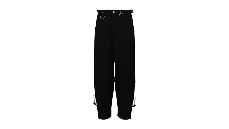 Givenchy Two In One Detachable Pants With Suspenders Black
