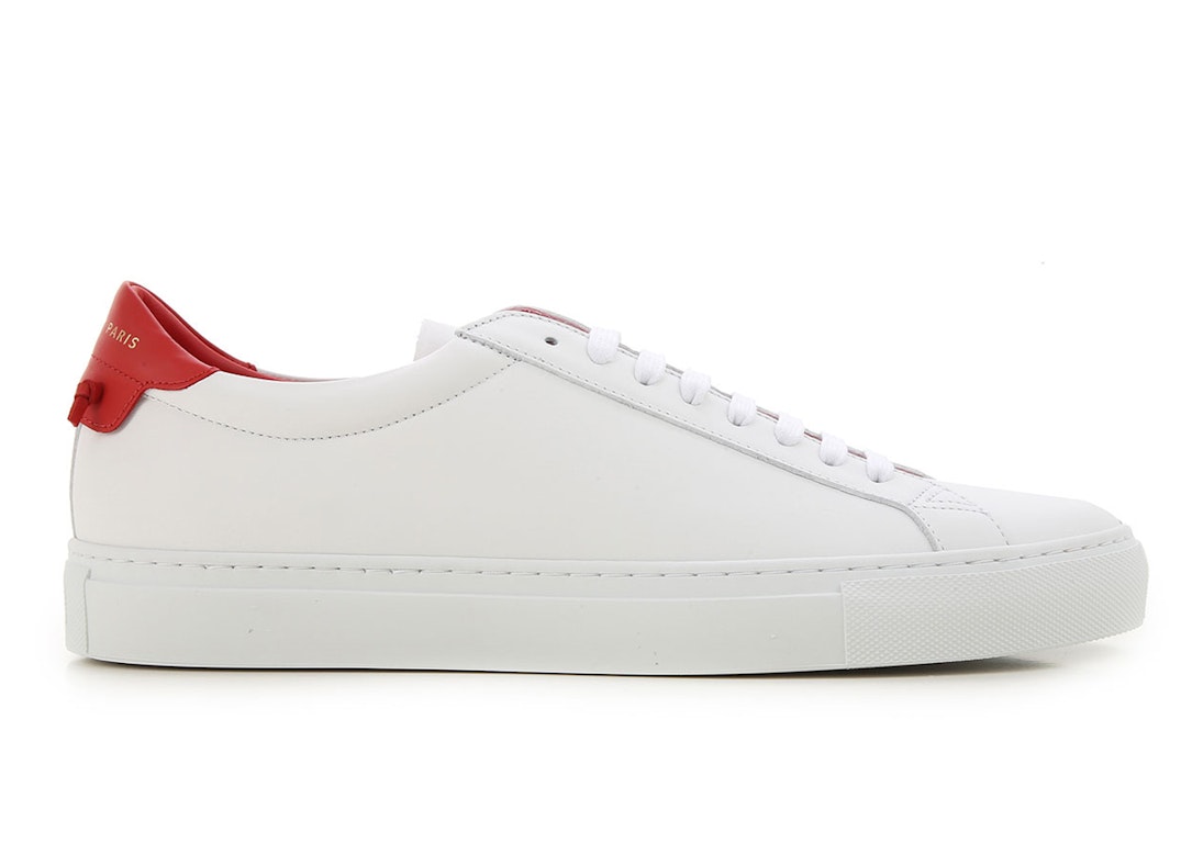 Pre-owned Givenchy Urban Street Low White Red In White/red/white