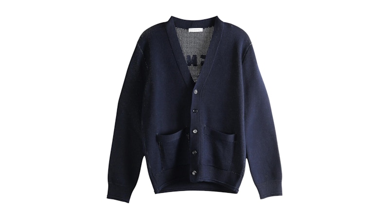 Givenchy V-Neck Cardigan Dark Navy Men's - SS26 - US